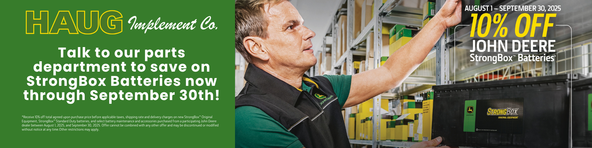 Click here to start shopping online for StrongBox Batteries